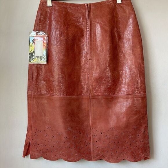 K-OSS Sheep Leather Pencil Skirt - Picture 4 of 10